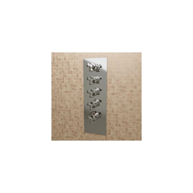 EVERGREEN DUSCH-MIXER 4 AUSSGAENGE CHROME - Ceramica Flaminia EGBT4 CERAMICA FLAMINIA - 1