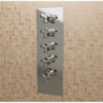 EVERGREEN DUSCH-MIXER 4 AUSSGAENGE CHROME - Ceramica Flaminia EGBT4 CERAMICA FLAMINIA - 1