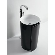 WASCHBECKEN  MONOROLL 44 FREESTANDING SCHWARZ  S - Ceramica Flaminia MR44CNER CERAMICA FLAMINIA - 1