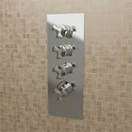 EVERGREEN MISCELATORE DOCCIA 3 VIE ORO - Ceramica Flaminia EGBT3OR CERAMICA FLAMINIA - 1