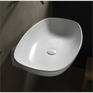 WASCHBECKEN  75 NUDASLIM AUFSATZ/WANDHAENGEND  WEISS   - Ceramica Flaminia ND75L