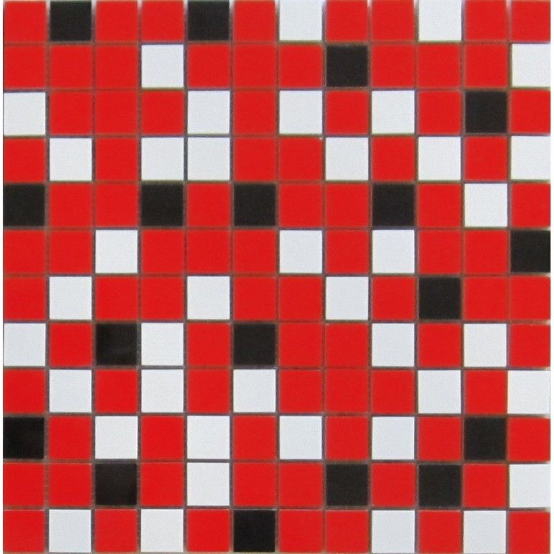 NORDIC MIX RED MOSAIK 2,5X2,5 29,75X29,75 - Aparici APARICI CERAMICA - 1