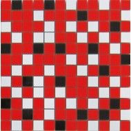 NORDIC MIX RED MOSAIK 2,5X2,5 29,75X29,75 - Aparici APARICI CERAMICA - 1