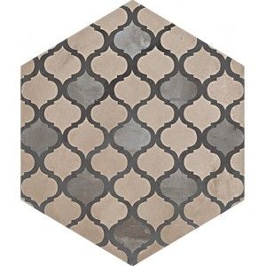 Marca Corona  TERRA COLONIALE ESAGONALE VERS.F 25X21,6 ESA 0412