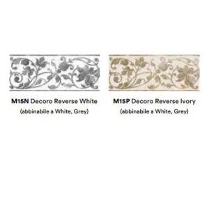 STREAM DECORATION REV WH 20X50 - Marazzi M15N