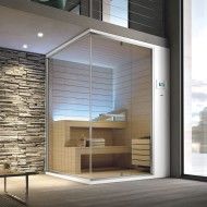 GHIBLI Sauna 200x120xH.215 Winkel / Wand - Hafro - Geromin