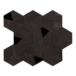 Boost Tarmac Mosaique Hex Black  25X28,5 - AN7B Atlas Concorde CERAMICHE ATLAS CONCORDE - 1