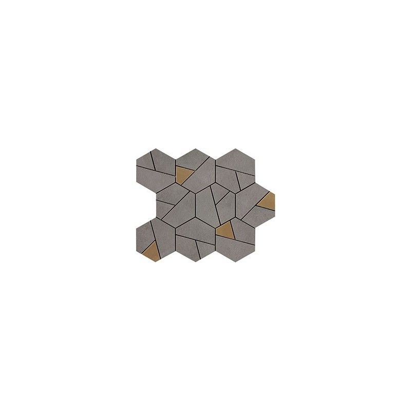 Boost Smoke Mosaic Hex Yellow  25X28,5 - AN68 Atlas Concorde CERAMICHE ATLAS CONCORDE - 1