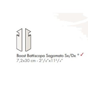 Boost Smoke Battiscopa Sagomato Sx 7,2x30 - AMI8 Atlas Concorde