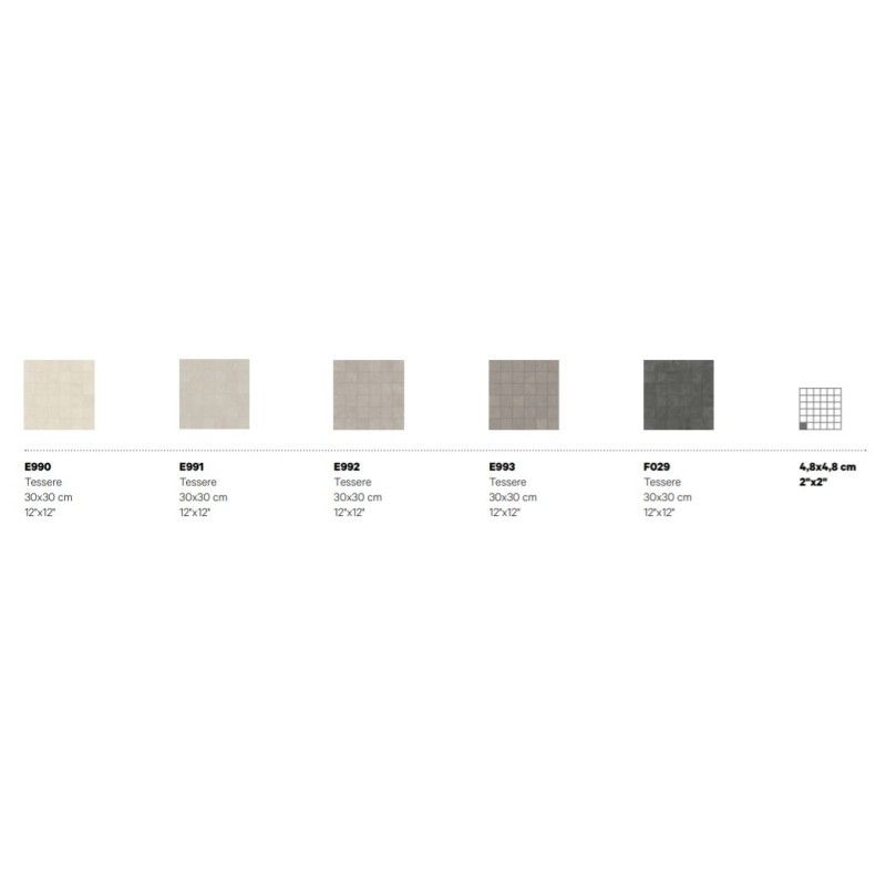 ARKISTONE SILVER MOSAIKKARTEN  Marca Corona E993 CERAMICHE MARCA CORONA  - 1