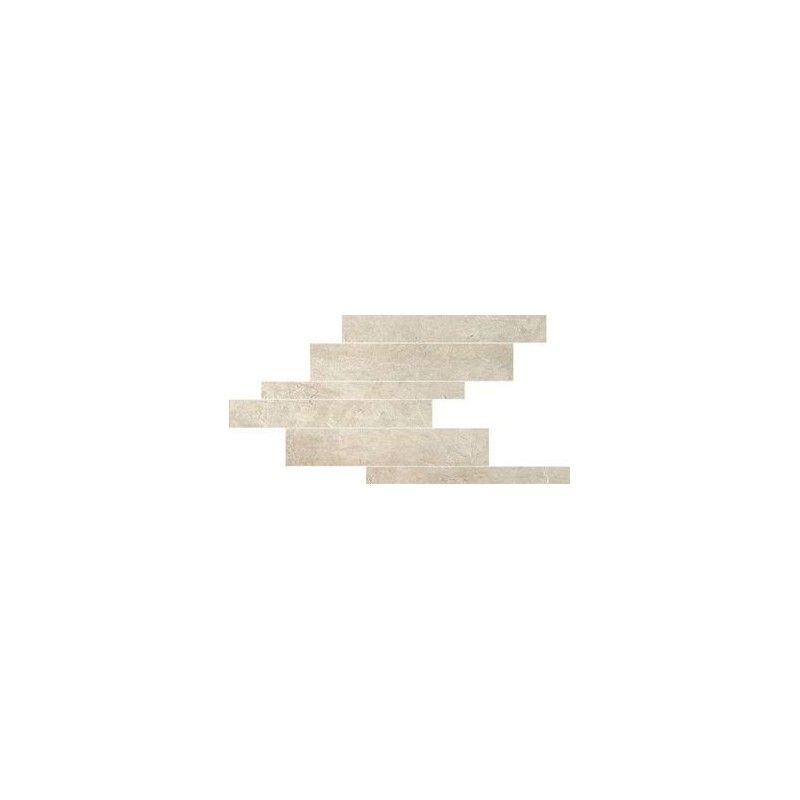 ARDOISE IVOIRE REKTIFIZIERT   LISTE-MODUL GESTAFFELT 21X40 - REX Ceramiche 739363 FLORIM LUXURY DESIGN - 1