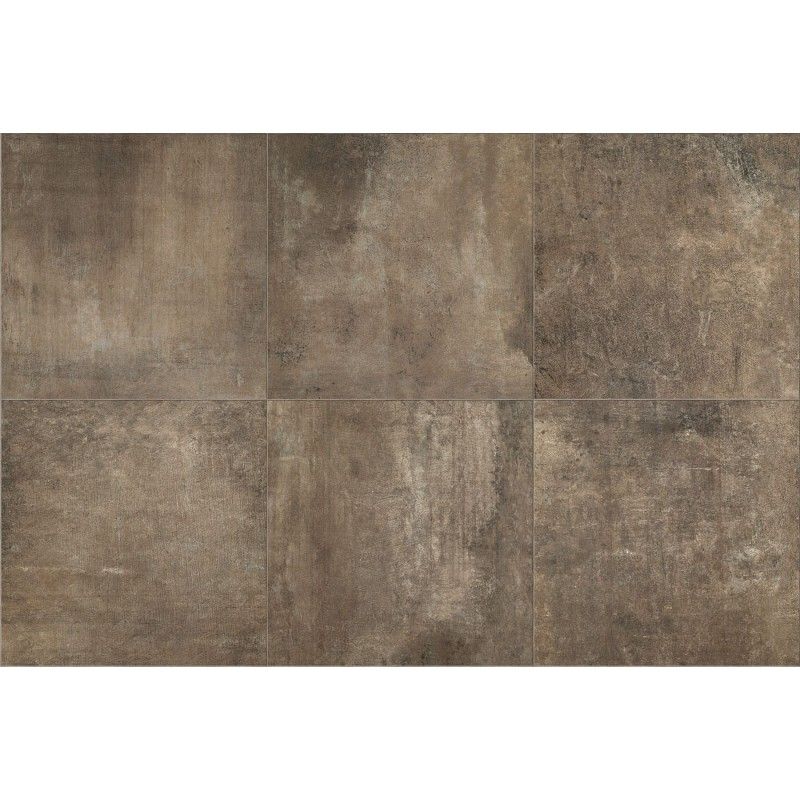 MATIÈRES DE REX BRUN 80x80 RETTIFICATO - REX Ceramiche 755709 FLORIM LUXURY DESIGN - 1
