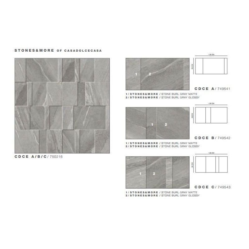MAGNUM DECORO CDCE/A/B/C 6MM - Casa dolce Casa 750216