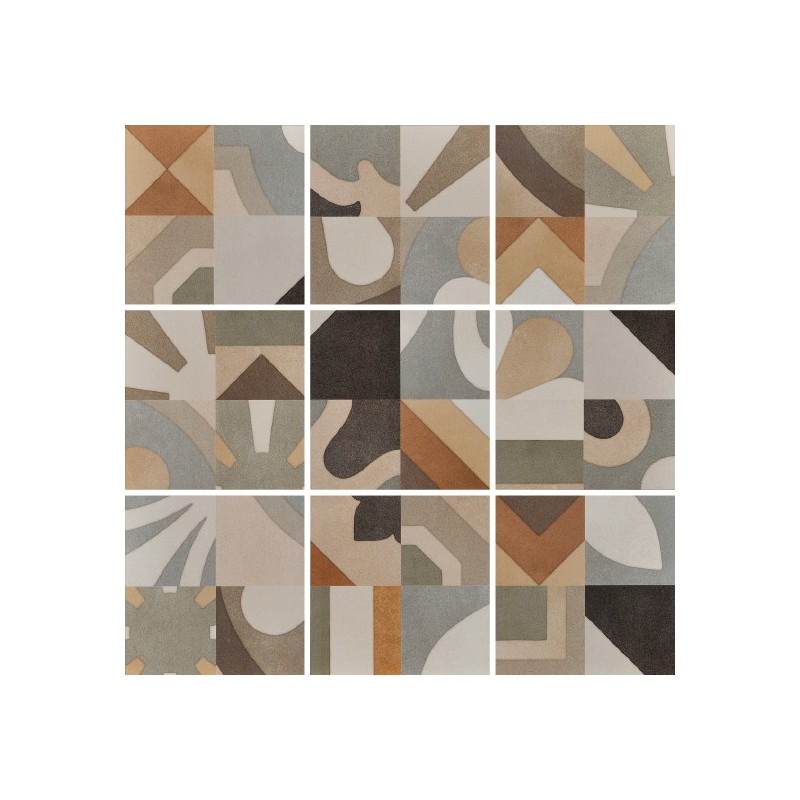 CEMENTINE BOHO MINI 20X20 RETTIFICATO Ceramica Fioranese 0CMB20M FIORANESE CERAMICHE - 1