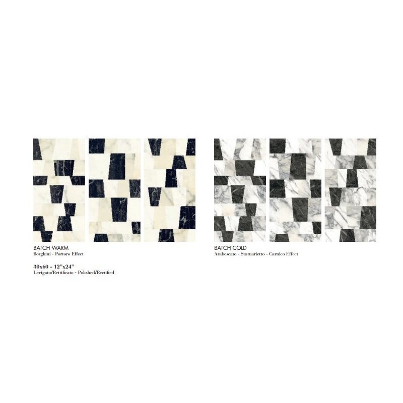 PRESTIGE BATCH COLD 30X60 HALB POLIERT REKTIFIZIERT  Ceramica Fioranese M3B36CL FIORANESE CERAMICHE - 1