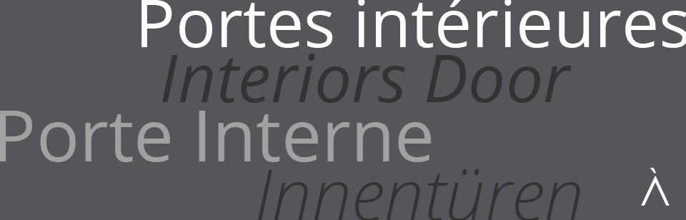 Innentüren – Türen und Fenster