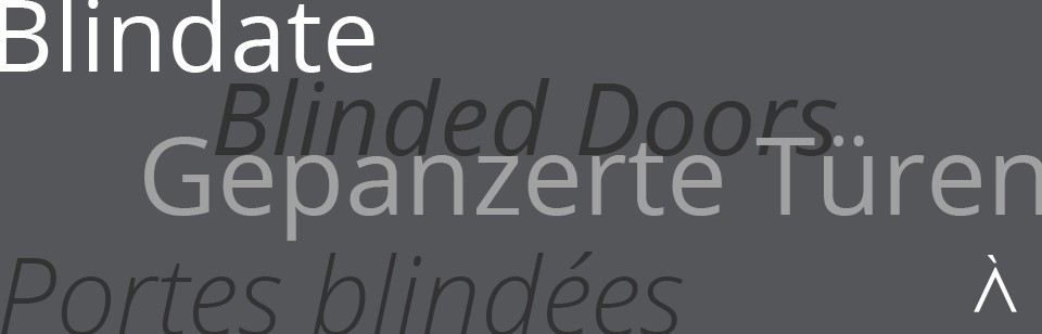 Portes blindées - Portes et fenêtres