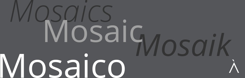 Mosaik – Oberfläche